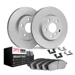 951263142 - : DFC Hi-Carbon Alloy GEOMET Coated Rotors w/5000 Brake Pads &amp; HW Kit for DYNAMIC FRICTION Image
