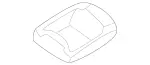 2038100630 - : Ashtray for Mercedes-Benz: 180C, C230, C240, C280, C32 AMG, C320, C350, C55 AMG Image