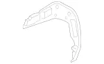 21391093139D37 - Body: Back Panel Trim for Mercedes-Benz Image
