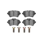 1552180101 - : DFC 5000 Advanced Brake Pads - Low Metallic and Hardware Kit for DYNAMIC FRICTION Image