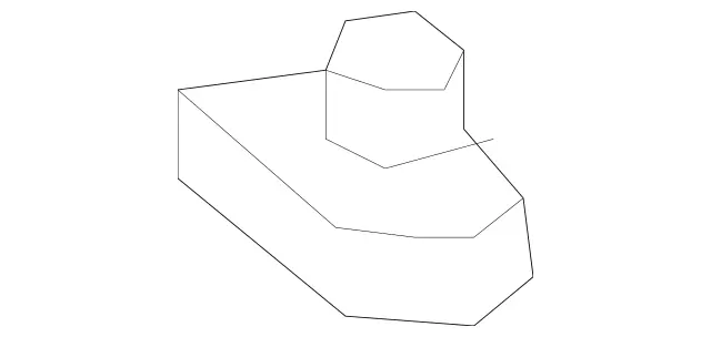 2517500189 - Body: Wedge for Mercedes-Benz Image