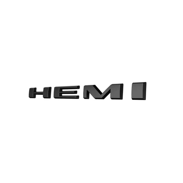 68448480AA - Exterior Ornamentation: Hemi Nameplate, Right Or Left for Mopar Image