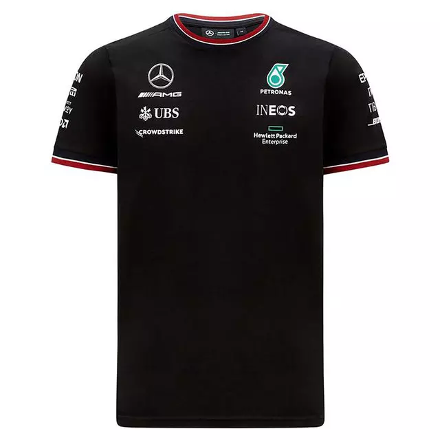 152404402 - : Mer Motorsport Mercedes Team T-Shirt Bla for Mercedes-Benz Image