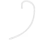 1709100074 - Driver Seat: Cable for Mercedes-Benz: SLK230, SLK320 Image