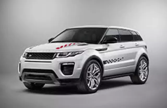 VPLVB0206CAH - Exterior: Vehicle Decals, Number One, Bonnet, Red for Land Rover: Range Rover Evoque Image