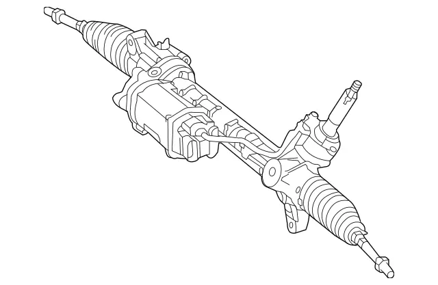 166460380064 - : Exchange Steering Gear for Mercedes-Benz: GL63 AMG, GLE63 AMG, ML63 AMG Image