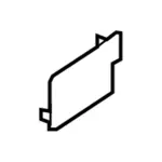 9H6Z5424057BB - Body: Handle Bezel Cover for Lincoln: MKZ Image