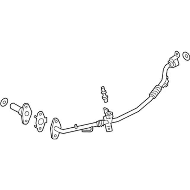 LB5Z9E469B - : Egr Tube for Ford: Bronco, Explorer, Ranger Image