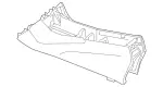 25368057049051 - Body: Console for Mercedes-Benz Image