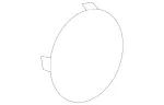 24691925009051 - Body: Adjust Handle Cap for Mercedes-Benz Image