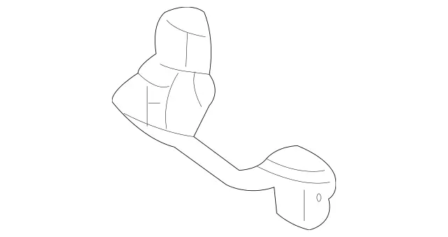 20881000127D43 - Body: Support Bracket for Mercedes-Benz Image