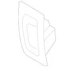 16692421378Q97 - : Trim Bezel for Mercedes-Benz Image