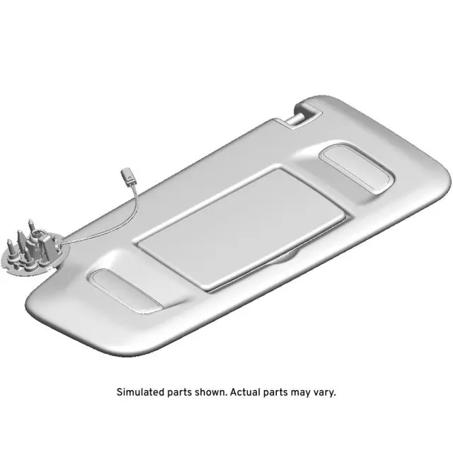 84232867 - : Part# 84232867 Light Wheat Driver Side Sunshade for Cadillac: XT5 Image