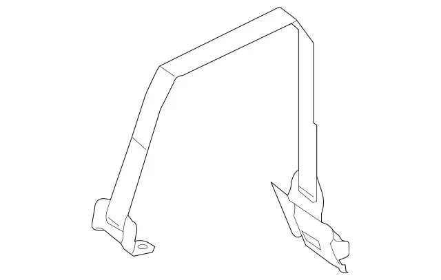 2216100000 - : Battery Hold Down Frame for Mercedes-Benz Image