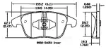 13054279 - : Disc Brake Pad Set for OmniParts Image