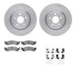 651299221 - : DFC Brake Rotor with 5000 Brake Pads and Hardware Kit for DYNAMIC FRICTION Image