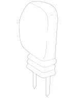 17197005509D52 - Body: Headrest for Mercedes-Benz Image