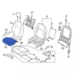 CK4Z6362900CC - Body: Cushion Cover for Ford Image