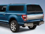 VML3Z99501A42ED - Exterior: Atlas Blue Cab High Bed Cap for 5.5 Bed for Ford: F-150 Image