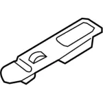 5G1Z5422635AAB - Body: Handle Bezel for Ford: Five Hundred Image