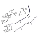 NZ6Z9G297A - : Canister Hose for Ford Image