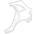 2536306001 - Side Walls: Side Wall for Mercedes-Benz Image