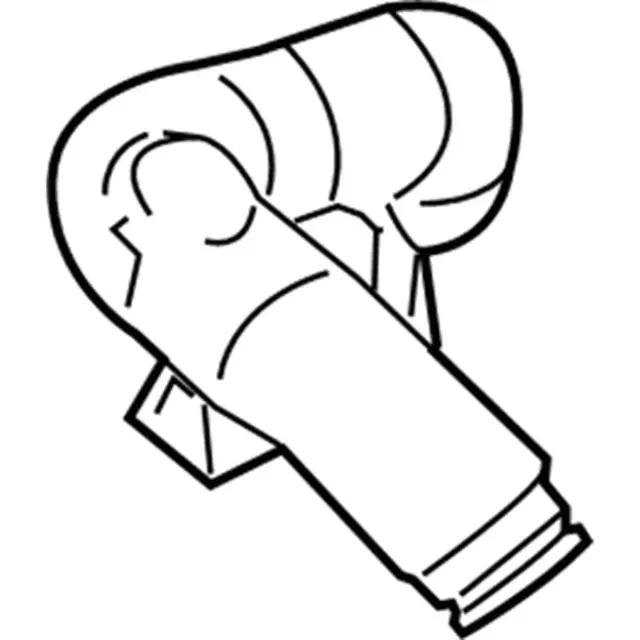 9C2Z6C646A - Engine: Air Duct for Ford: E-350 Club Wagon, E-350 Super Duty, E-450 Super Duty Image