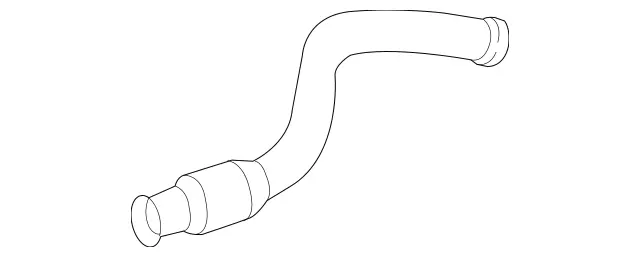1764900119 - Exhaust System: Exhaust Pipe for Mercedes-Benz: GLA250 Image image