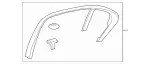 2057370600 - : Trim, Window Frame for Mercedes-Benz Image