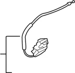 8463050J00 - Body: Lock for INFINITI: G20, I30 Image image