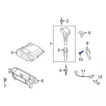 W718169S307 - : Crankshaft Sensor Screw for Ford: Bronco, Ranger Image