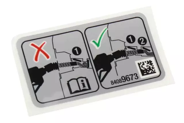84089673 - Body: Fuel Label for GM Image