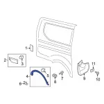 LK4Z9929038AA - Body: Wheel Opening Molding for Ford: Transit-150, Transit-250, Transit-350, Transit-350 HD Image