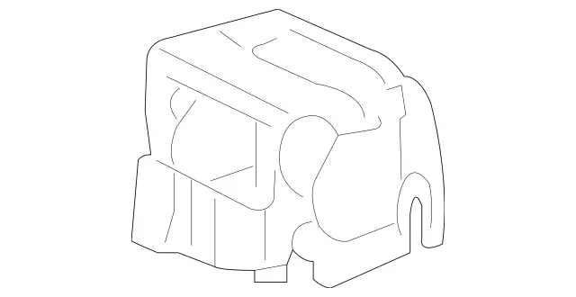 167868320065 - Rear Seat Bench: Cover Seat Belt Retractor for Mercedes-Benz Image