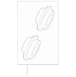 1421258664 - : Parts Kit, Bellows for Mercedes-Benz: C250, C300, C350, CLS400, E250, E350, E400, E550, SLC300, SLK250, SLK300, SLK350 Image