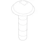 7095 - Detachable Parts: Pan Head Screw for Mercedes-Benz Image