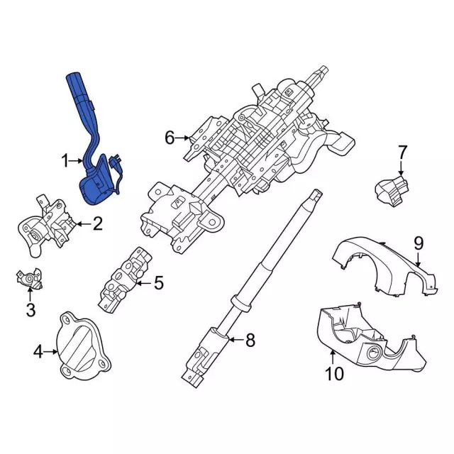 Shift Lever - Ford (HC3Z-7A256-C)