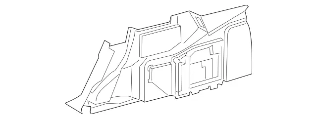 21969005259C53 - Body: Trunk Trim Panel for Mercedes-Benz Image