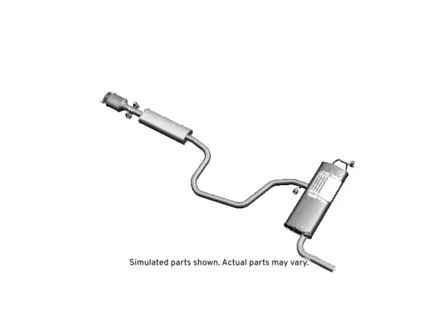25924120 - Exhaust: Muffler &amp; Pipe for Pontiac: G6 Image