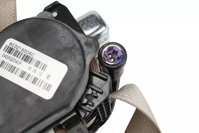 Light Neutral Passenger Seat Belt with Retractor - GM (19153601)