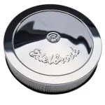 1207 - : Pro-Flo Chrome 14" Round Air Cleaner with 3" Paper Element for Edelbrock Image