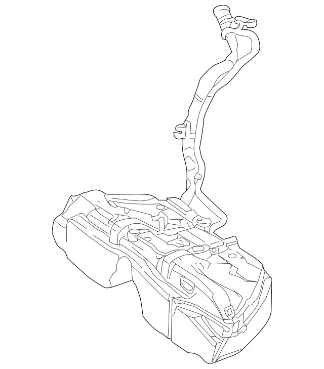 2124707501 - Fuel System: Fuel Tank for Mercedes-Benz: CLS400, CLS550, CLS63 AMG, CLS63 AMG S, E350, E400, E550, E63 AMG, E63 AMG S Image image