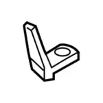 GD9Z54613D10AA - : Seat Belt Guide for Lincoln: Continental Image