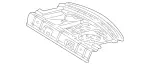 2036400160 - Body: Package Tray for Mercedes-Benz Image