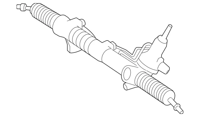 251460030080 - Steering: Steering Gear for Mercedes-Benz Image