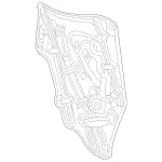 2096700203 - Windows: Window Lifter for Mercedes-Benz Image