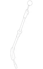 2039100374 - Driver Seat: Bowden Cable for Mercedes-Benz Image