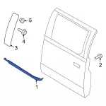 NL3Z1625596A - Body: Belt Molding for Ford: F-150, F-150 Lightning Image