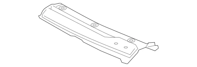 1646261355 - Cowl, Front Panel: Crossmember for Mercedes-Benz: GL320, GL550, ML320, ML350, ML450, ML500, ML550, ML63 AMG Image image