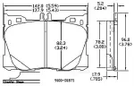 13057315 - : Disc Brake Pad Set for OmniParts Image